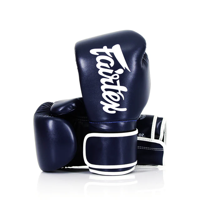 Fairtex Microfiber Muay Thai Gloves - Blue (BGV14)