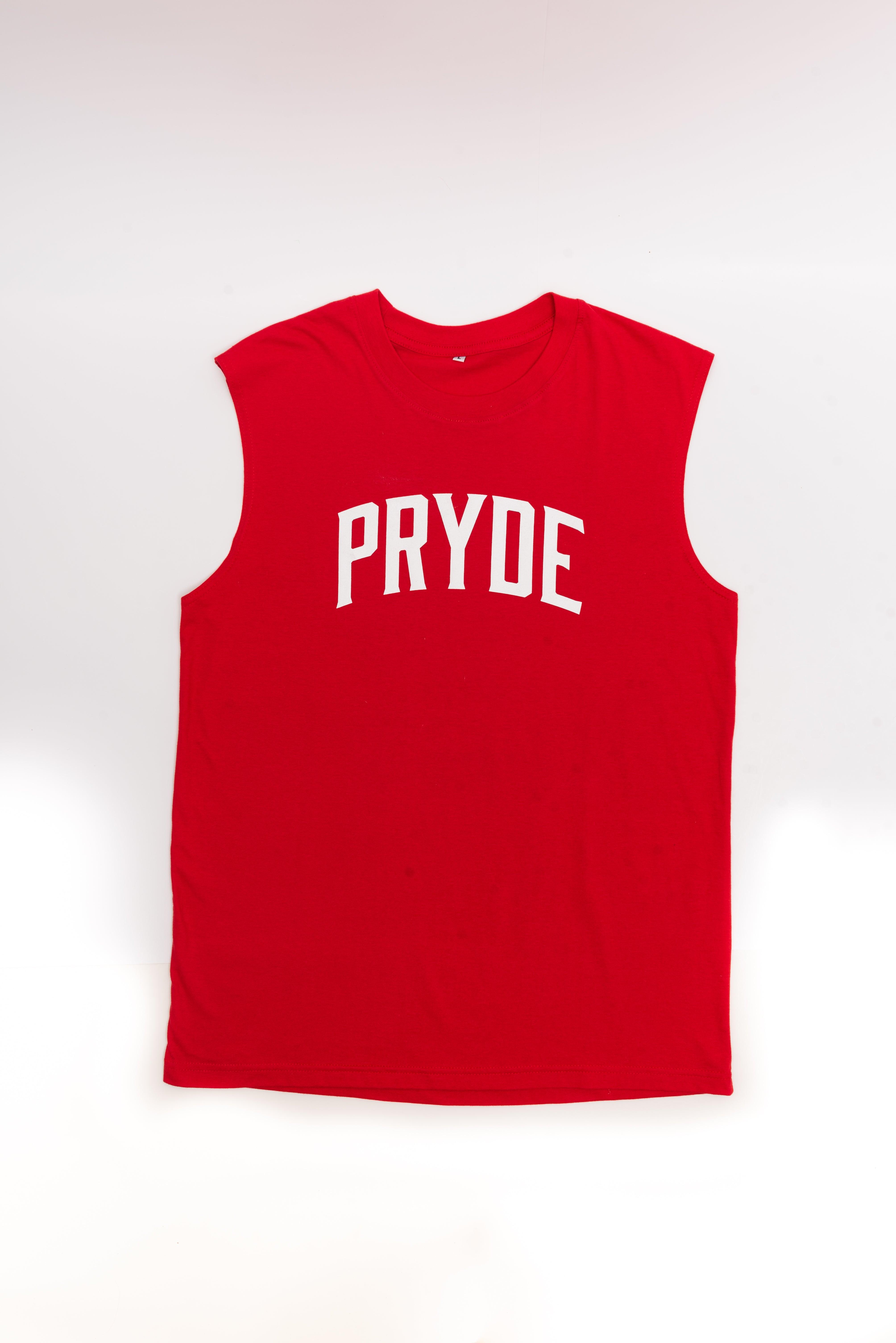 PRYDE Sleeveless Tee - Red