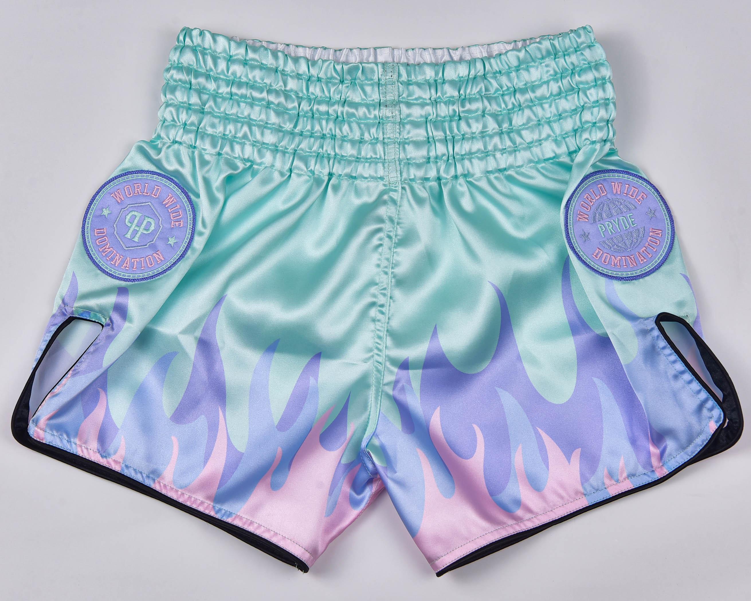 PRYDE Muay Thai Shorts - Fire Mint