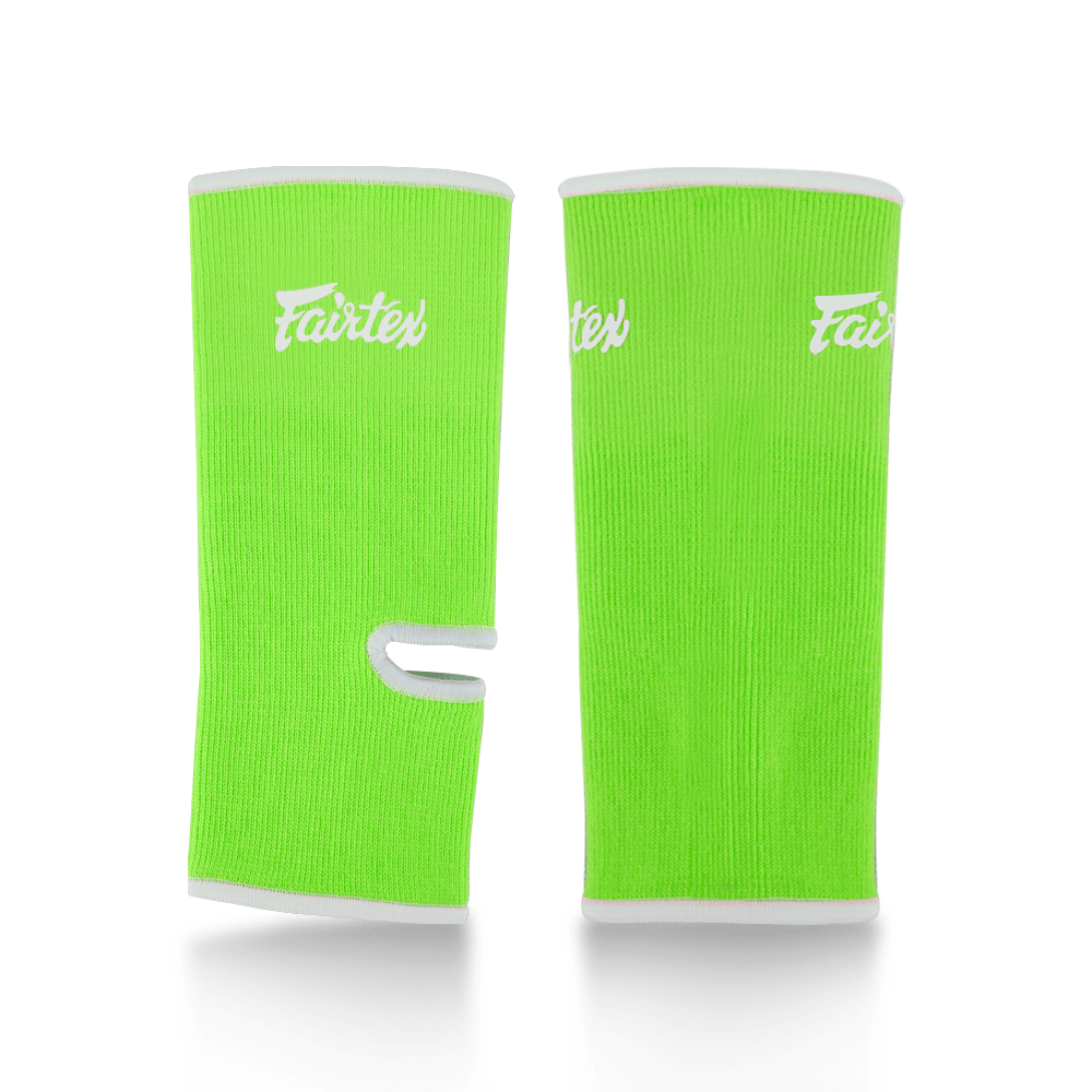 Fairtex Ankle Guards - Neon Green