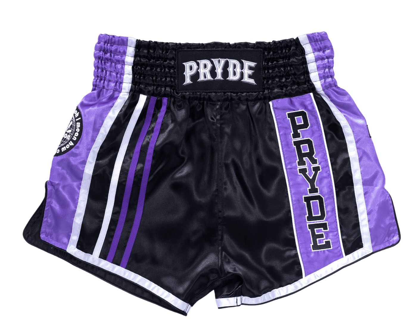 PRYDE Muay Thai Shorts - Fall Black & Purple - Muay Thailand