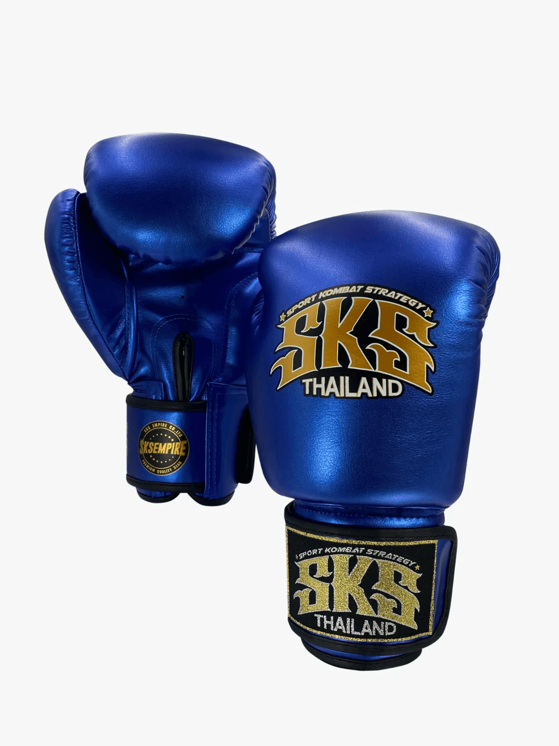 SKS Empire Muay Thai Gloves - Metallic Blue