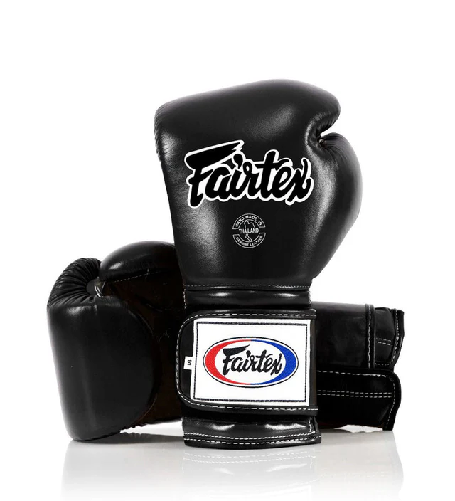 Fairtex Mexican Style Boxing Gloves - Black (BGV9)