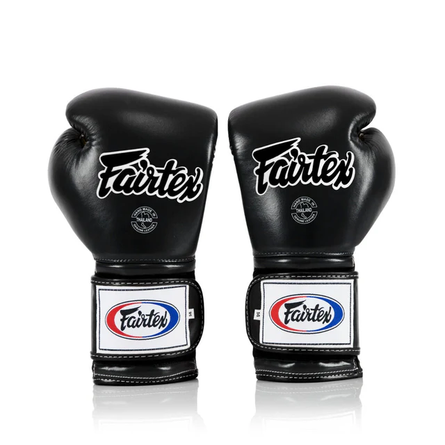 Fairtex Mexican Style Boxing Gloves - Black (BGV9)