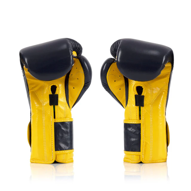 Fairtex Mexican Style Boxing Gloves - Blue & Yellow (BGV9)