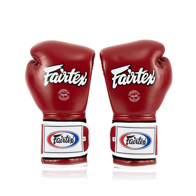 Fairtex Mexican Style Boxing Gloves - Red (BGV9)