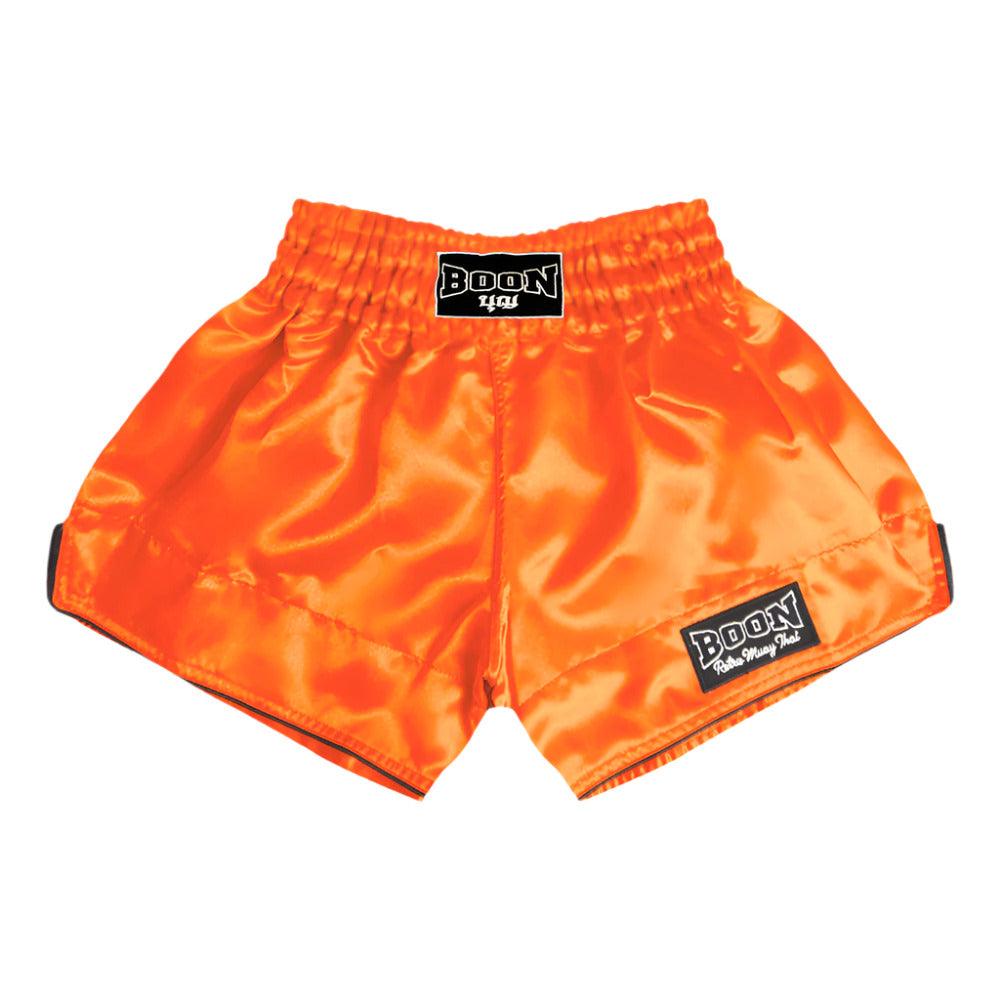 Boon Retro Muay Thai Shorts - Orange - Muay Thailand