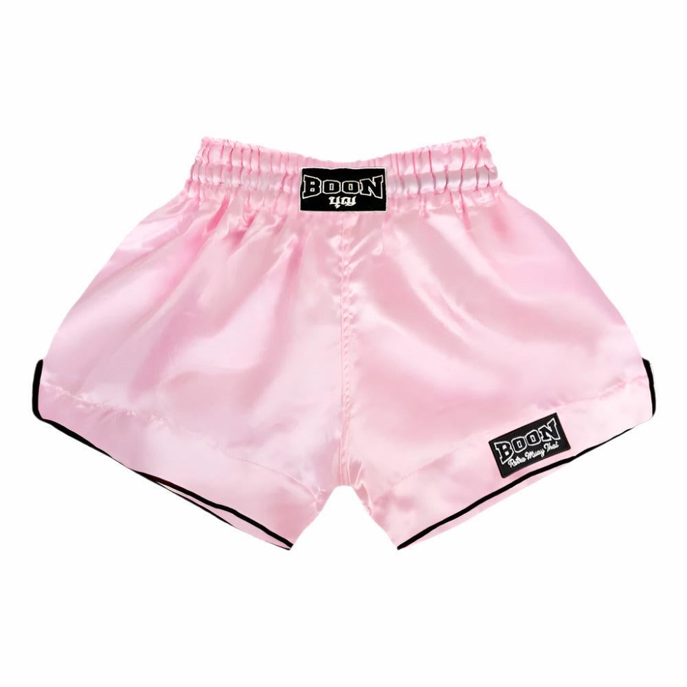 Boon Retro Muay Thai Shorts - Pink - Muay Thailand