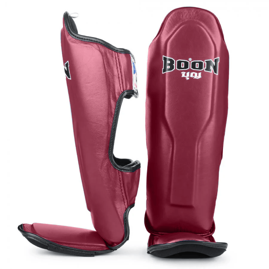 Boon Shin Guards - Burgundy - Muay Thailand