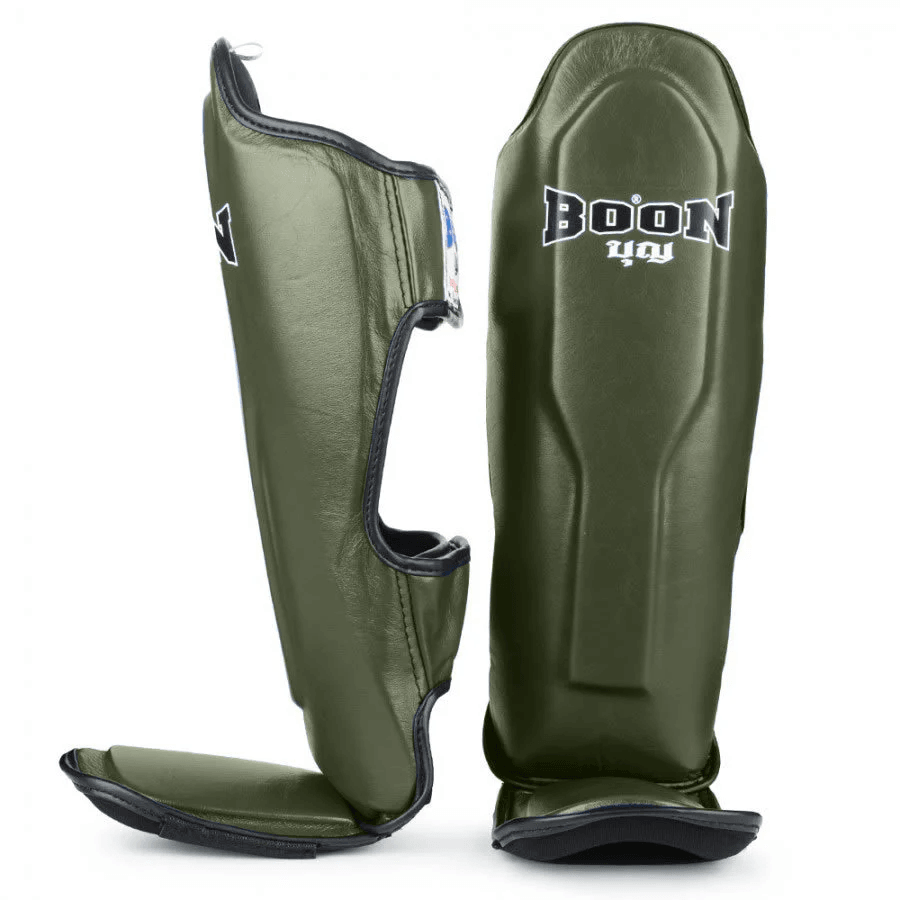 Boon Shin Guards - Olive Green - Muay Thailand