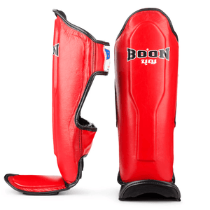 Boon Shin Guards - Red - Muay Thailand