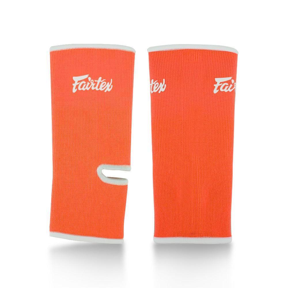 Fairtex Ankle Guards - Orange - Muay Thailand