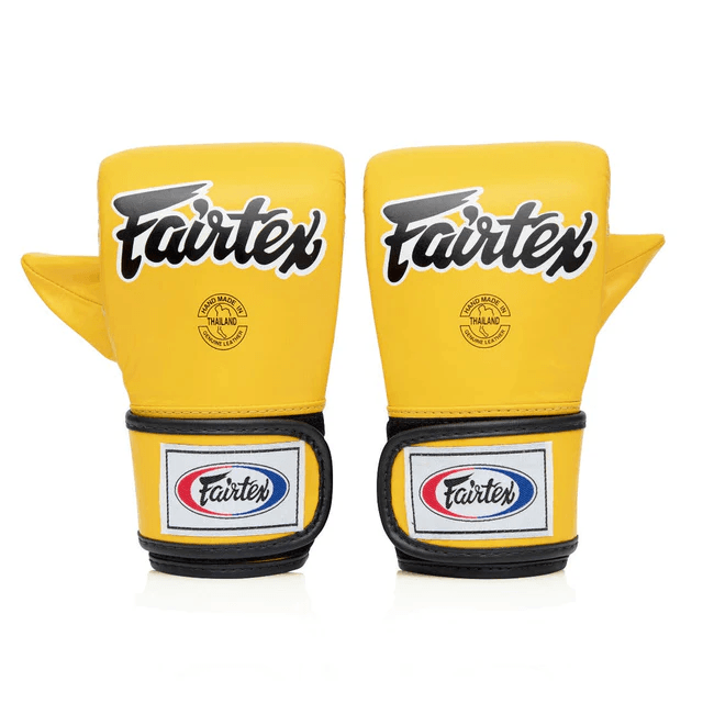 Fairtex Bag Gloves - Yellow (TGT7) - Muay Thailand