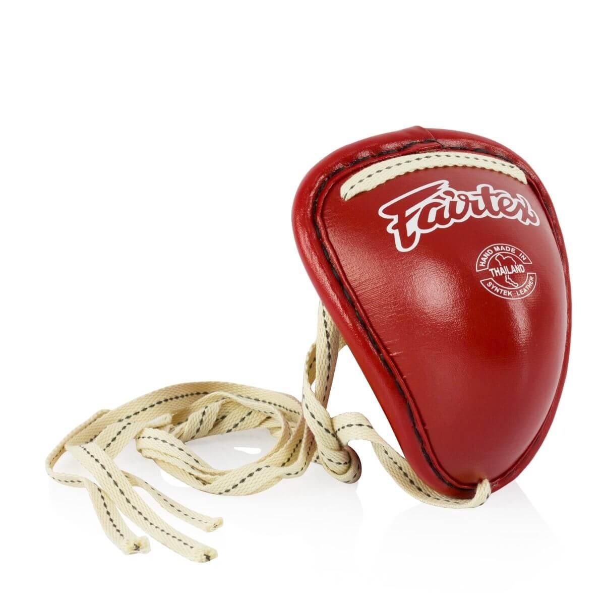 Fairtex Metal Groin Guard - Red (GC2) - Muay Thailand