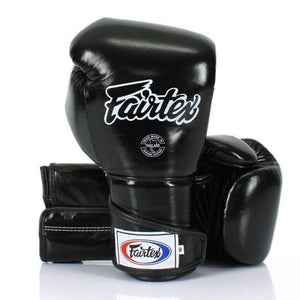 Fairtex Muay Thai Angular Sparring Gloves - Black (BGV6) - Muay Thailand