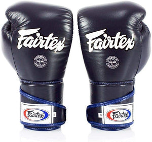 Fairtex Muay Thai Angular Sparring Gloves - Blue (BGV6) - Muay Thailand