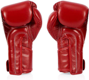 Fairtex Muay Thai Angular Sparring Gloves - Red (BGV6) - Muay Thailand