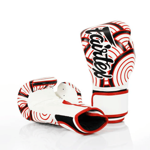 Fairtex Muay Thai Gloves - Red Wave (BGV14) - Muay Thailand