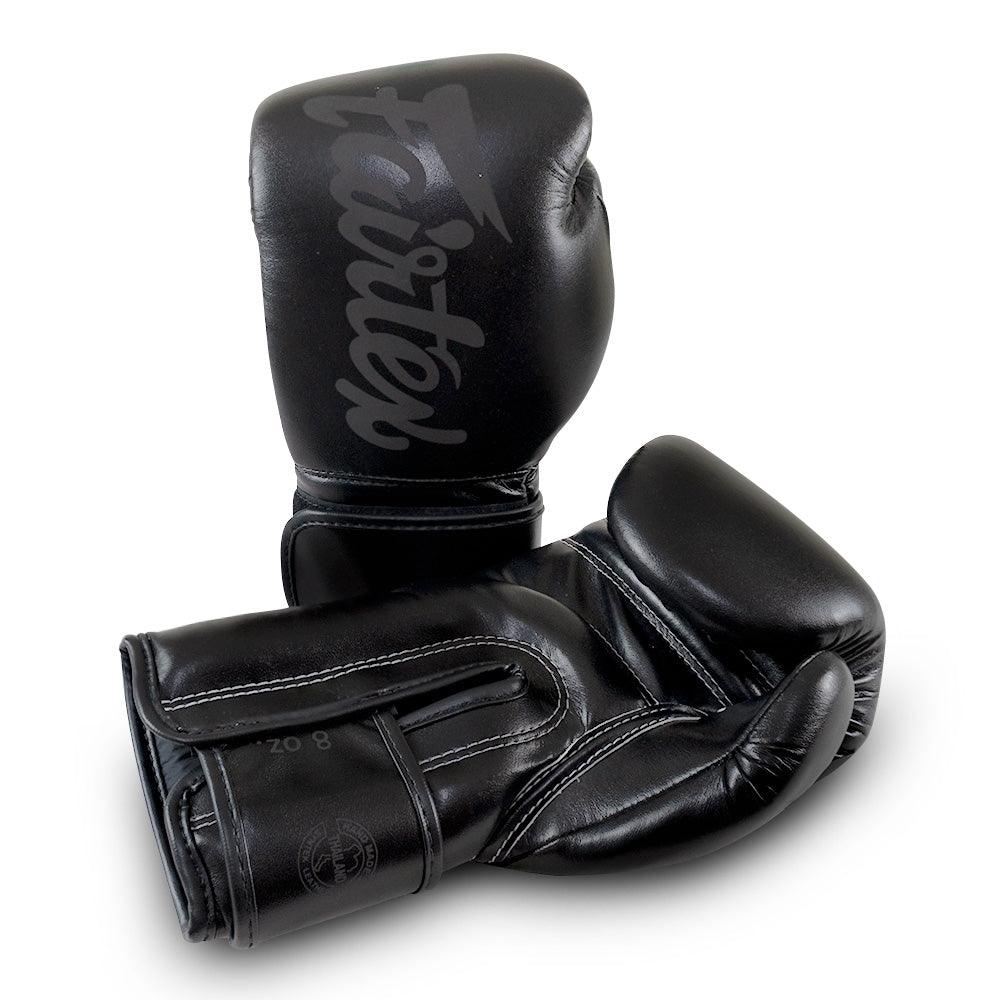 Fairtex Muay Thai Gloves - Super Black (BGV14SB) - Muay Thailand