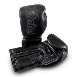 Fairtex Muay Thai Gloves - Super Black (BGV14SB) - Muay Thailand