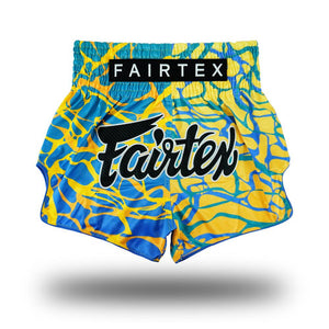 Fairtex Muay Thai Shorts - Magma Green - Muay Thailand