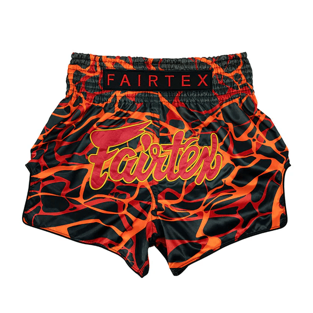 Fairtex Muay Thai Shorts - Magma Red - Muay Thailand