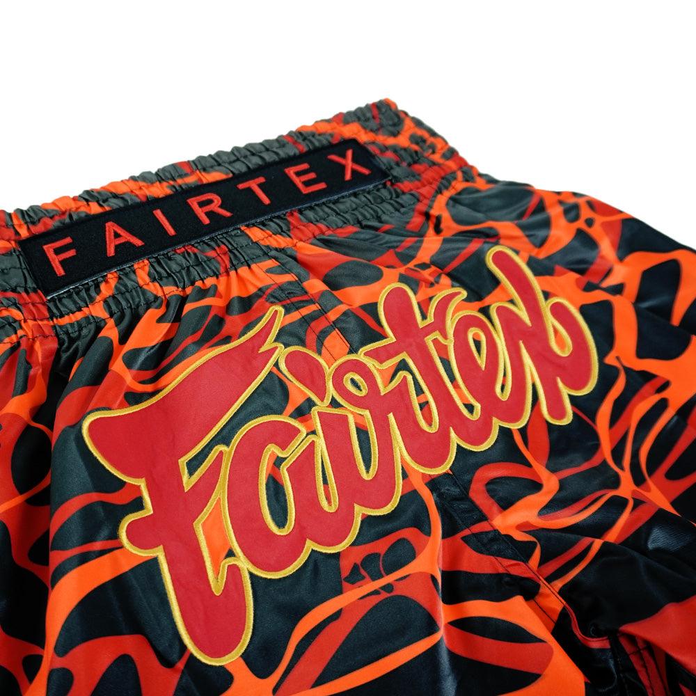 Fairtex Muay Thai Shorts - Magma Red - Muay Thailand