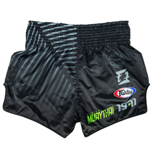 Fairtex Muay Thai Shorts - Racer Black - Muay Thailand