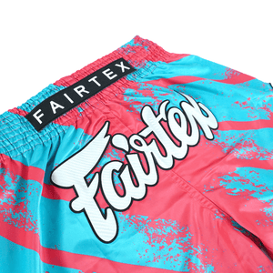 Fairtex Muay Thai Shorts - Street King Pink & Teal - Muay Thailand