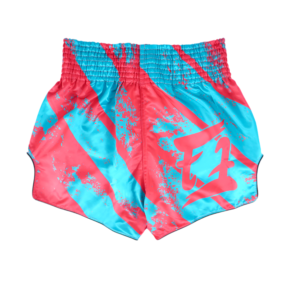 Fairtex Muay Thai Shorts - Street King Pink & Teal - Muay Thailand