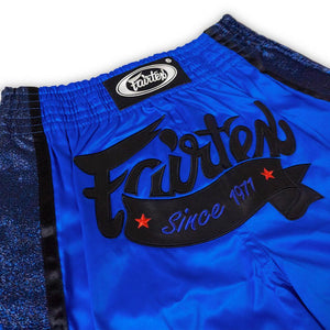 Fairtex Slim Cut Muay Thai Shorts - Blue - Muay Thailand