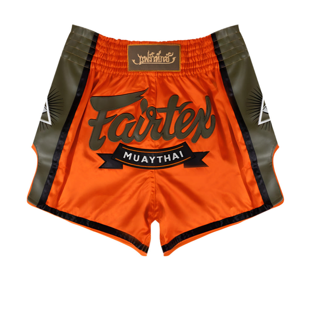 Fairtex Slim Cut Muay Thai Shorts - Orange - Muay Thailand