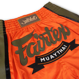 Fairtex Slim Cut Muay Thai Shorts - Orange - Muay Thailand