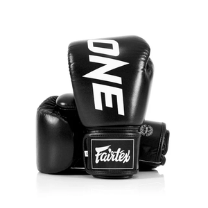 Fairtex X ONE Muay Thai Gloves - Black (BGV1) - Muay Thailand