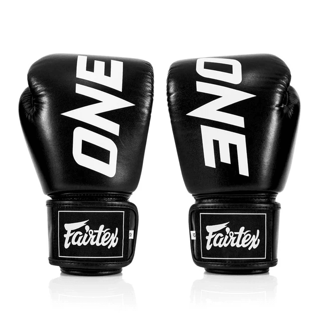 Fairtex X ONE Muay Thai Gloves - Black (BGV1) - Muay Thailand