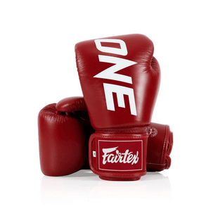 Fairtex X ONE Muay Thai Gloves - Red (BGV1) - Muay Thailand