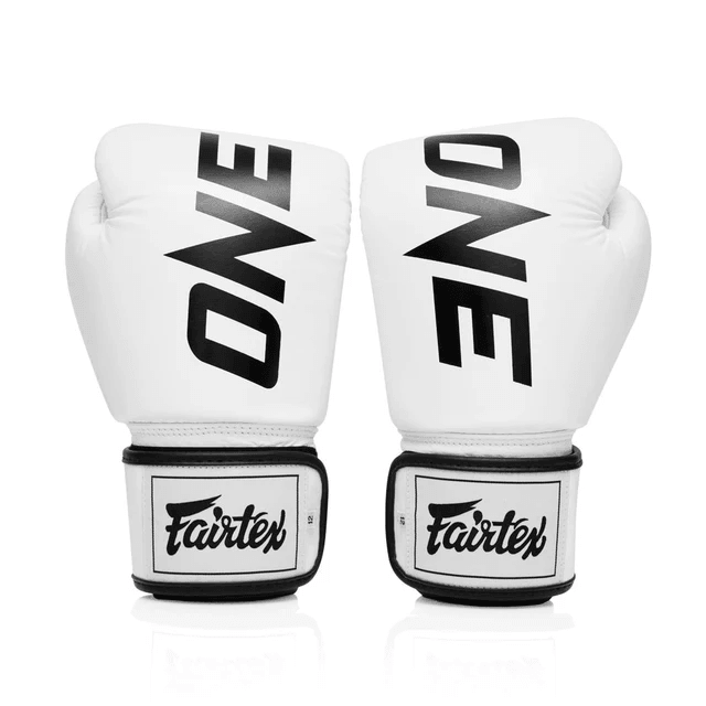 Fairtex X ONE Muay Thai Gloves - White (BGV1) - Muay Thailand