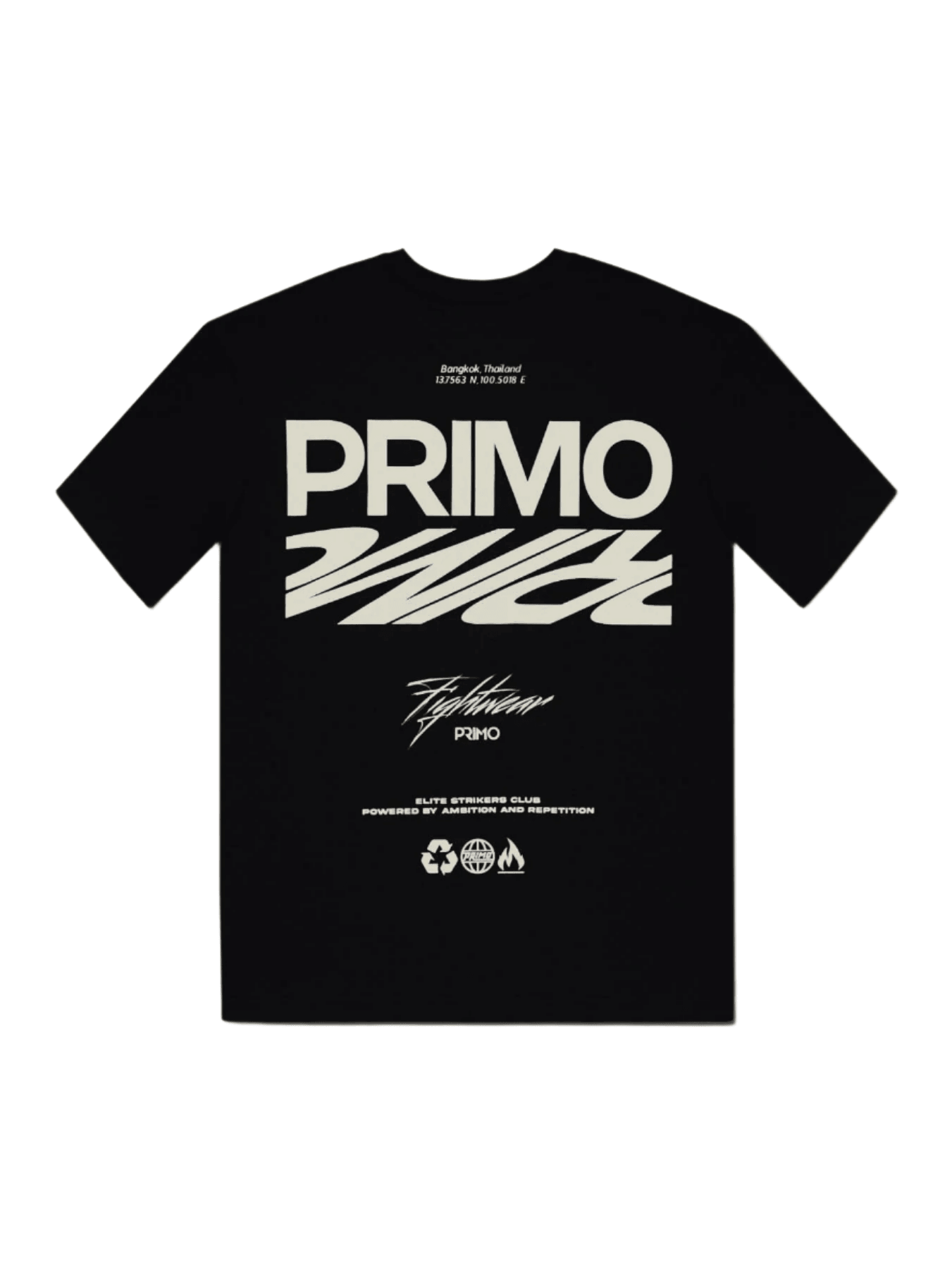 Primo E.S.C (Elite Strikers Club) T-Shirt - Black