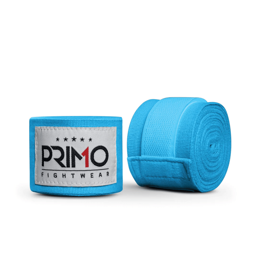 Primo Hand Wraps 4m - Electric Blue - Muay Thailand