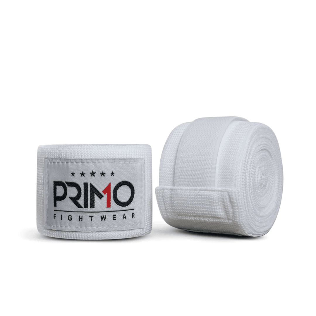 Primo Hand Wraps 4m - White - Muay Thailand