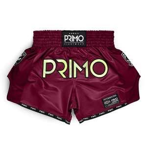 Primo Muay Thai Shorts - Hologram Valor Red - Muay Thailand