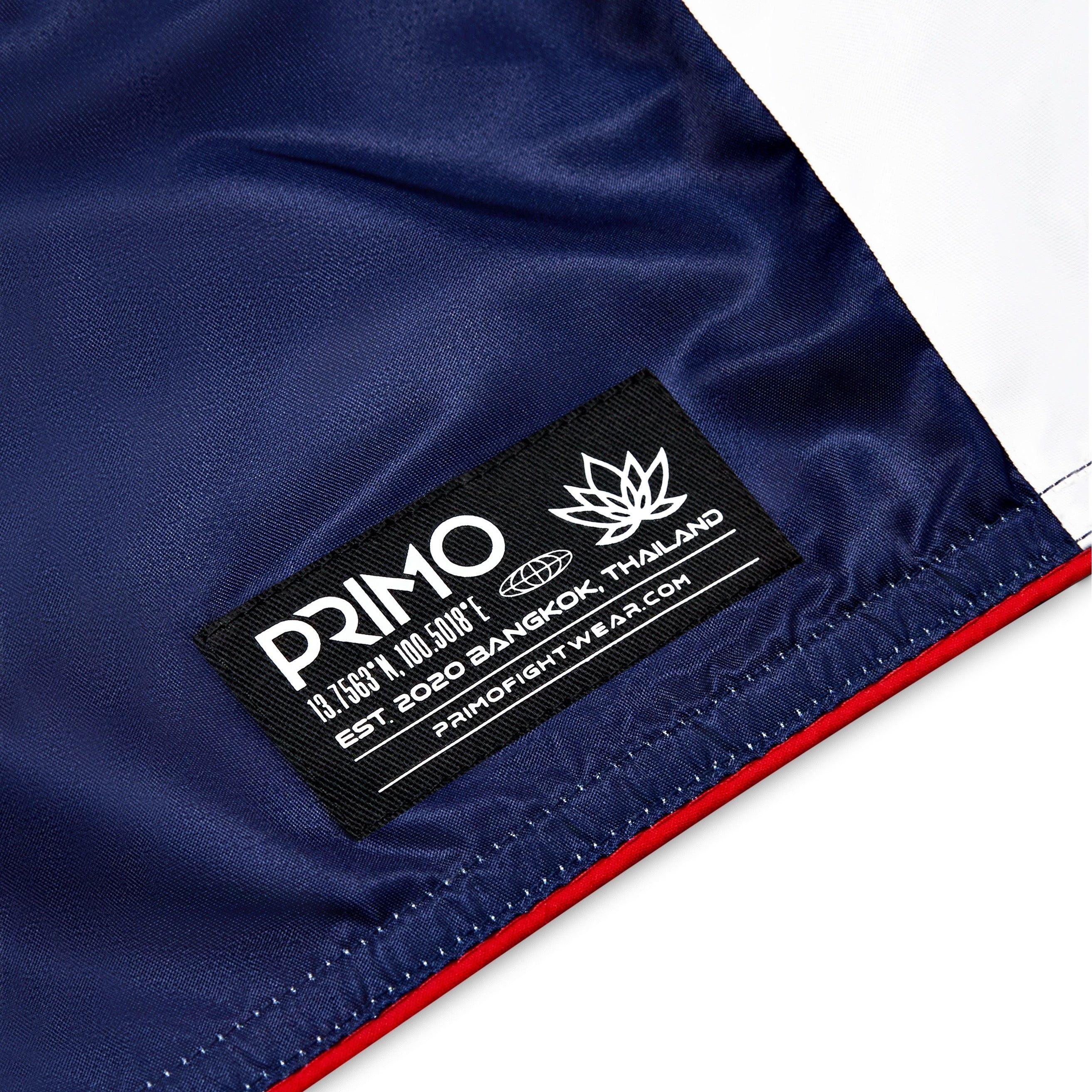 Primo Muay Thai Shorts - Trinity Navy Blue - Muay Thailand