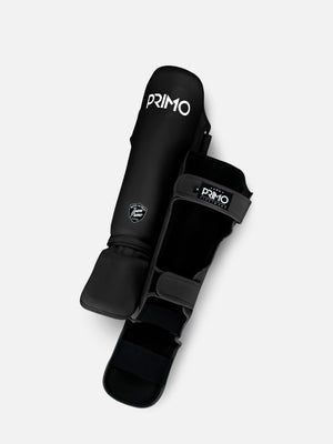 Primo Shin Guards - Black - Muay Thailand