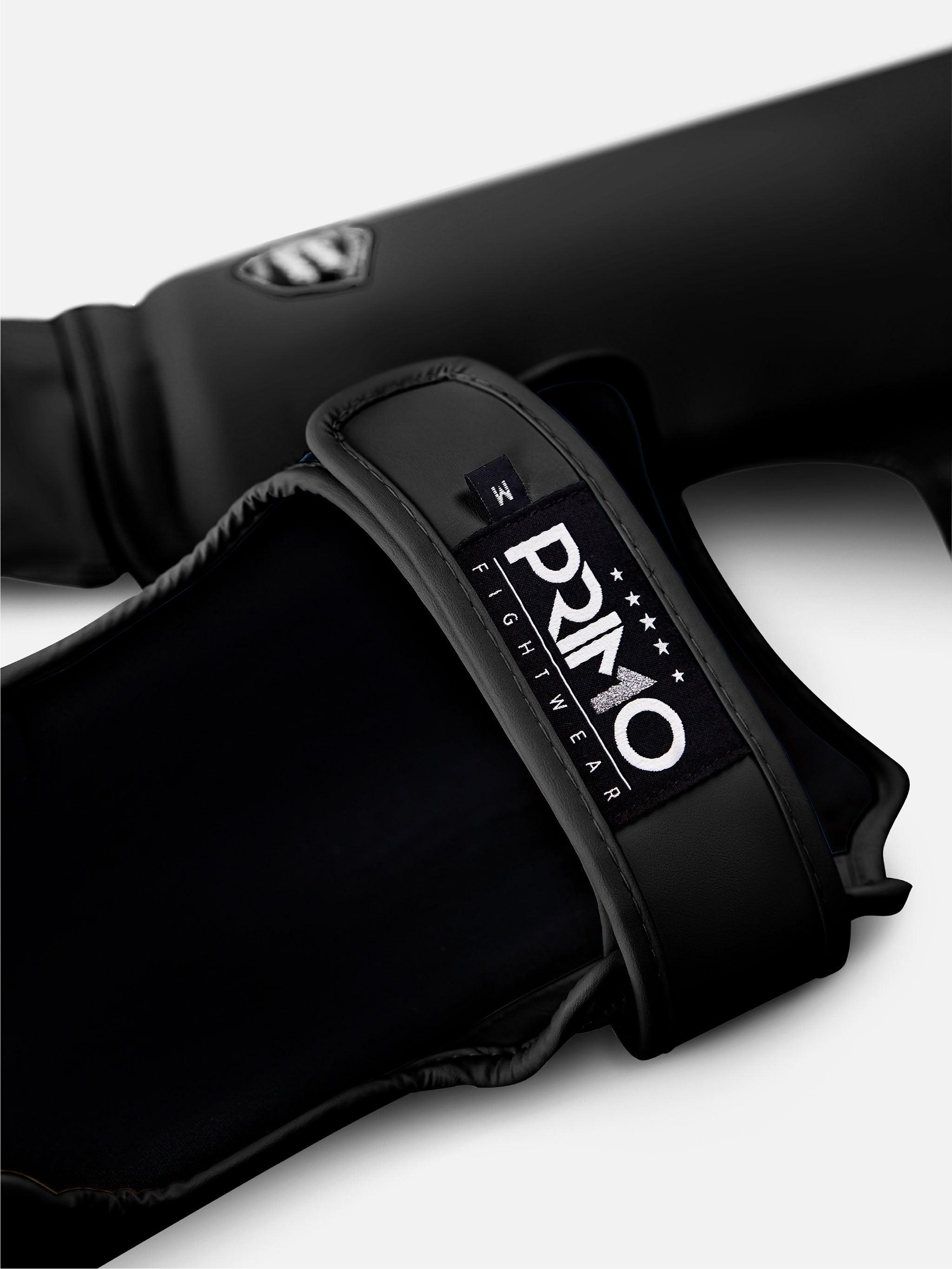 Primo Shin Guards - Black - Muay Thailand