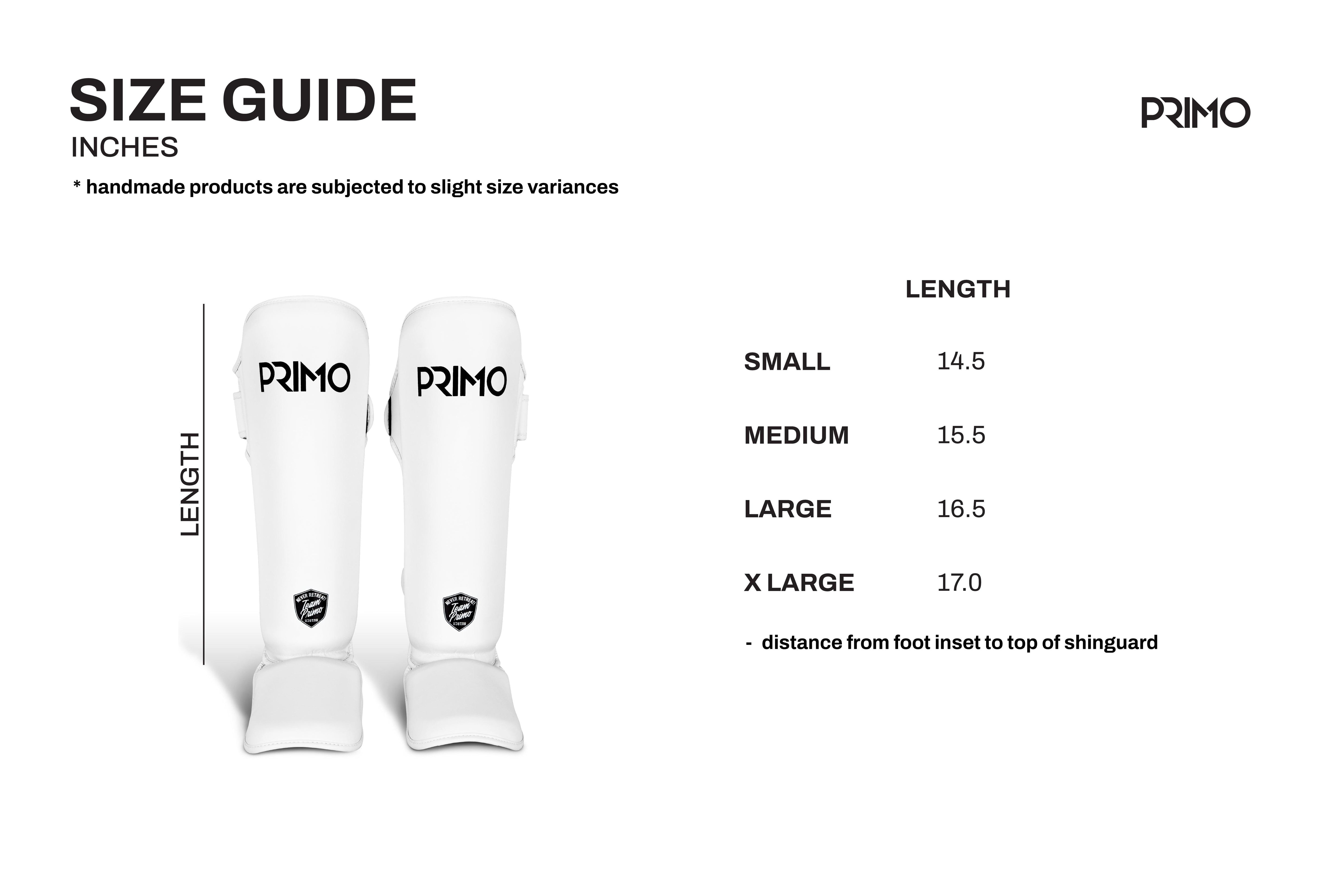 Primo Shin Guards - White - Muay Thailand