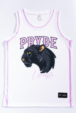 PRYDE Leopard Jersey - White & Purple - Muay Thailand