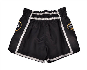 PRYDE Muay Thai Shorts - Black & Black - Muay Thailand