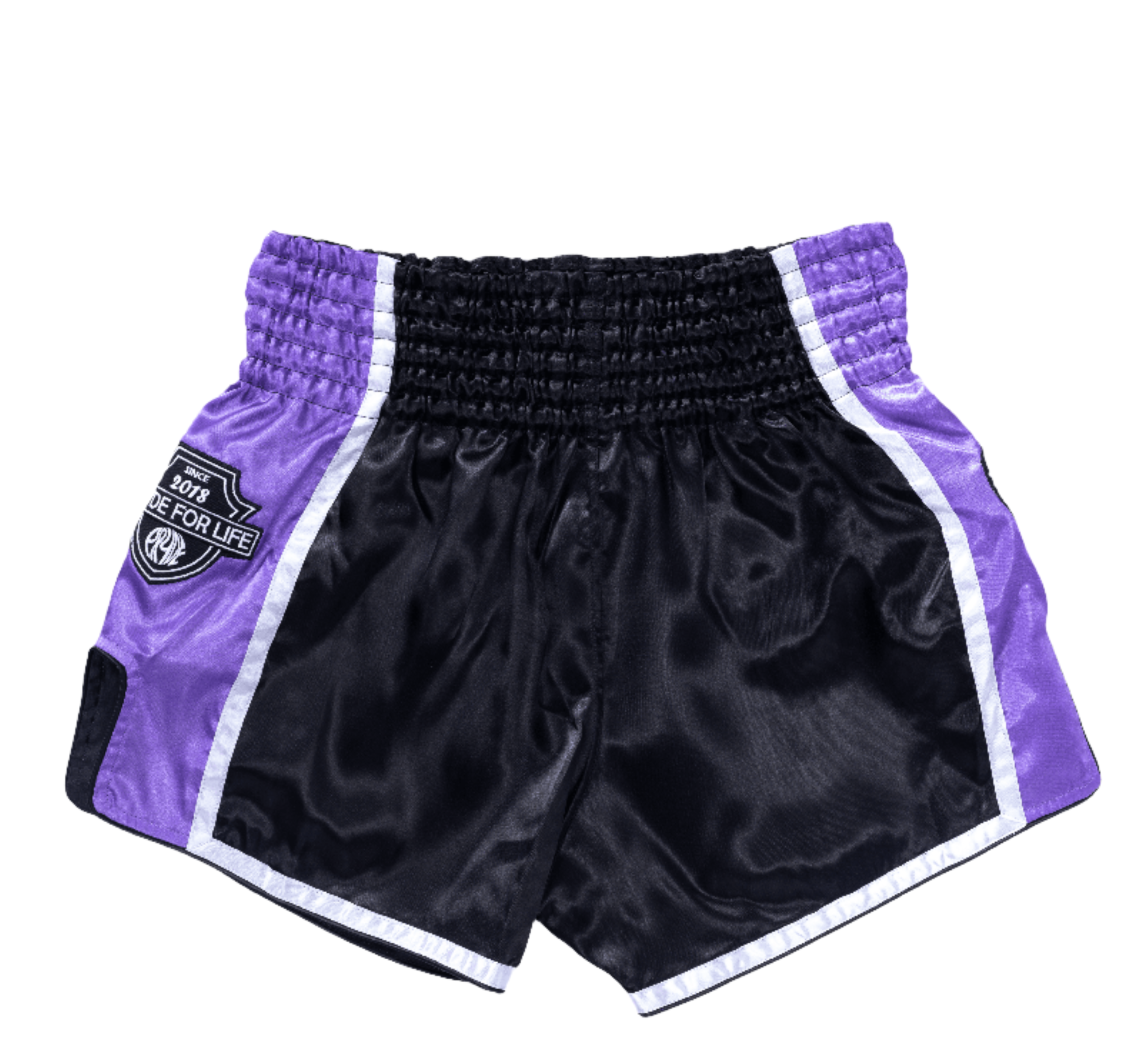 PRYDE Muay Thai Shorts - Fall Black & Purple - Muay Thailand