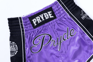 PRYDE Muay Thai Shorts - Fall Purple & Black - Muay Thailand