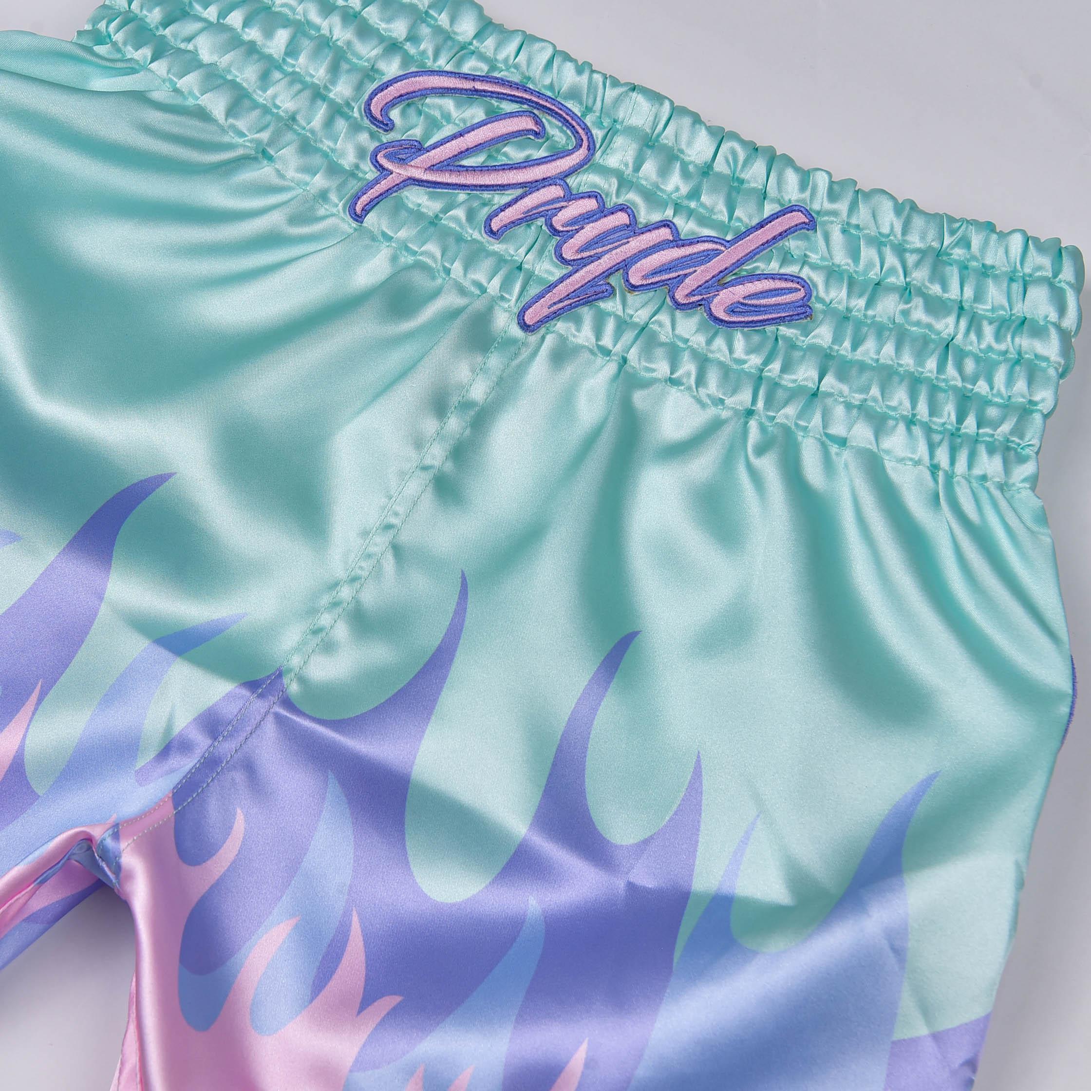 PRYDE Muay Thai Shorts - Fire Mint - Muay Thailand